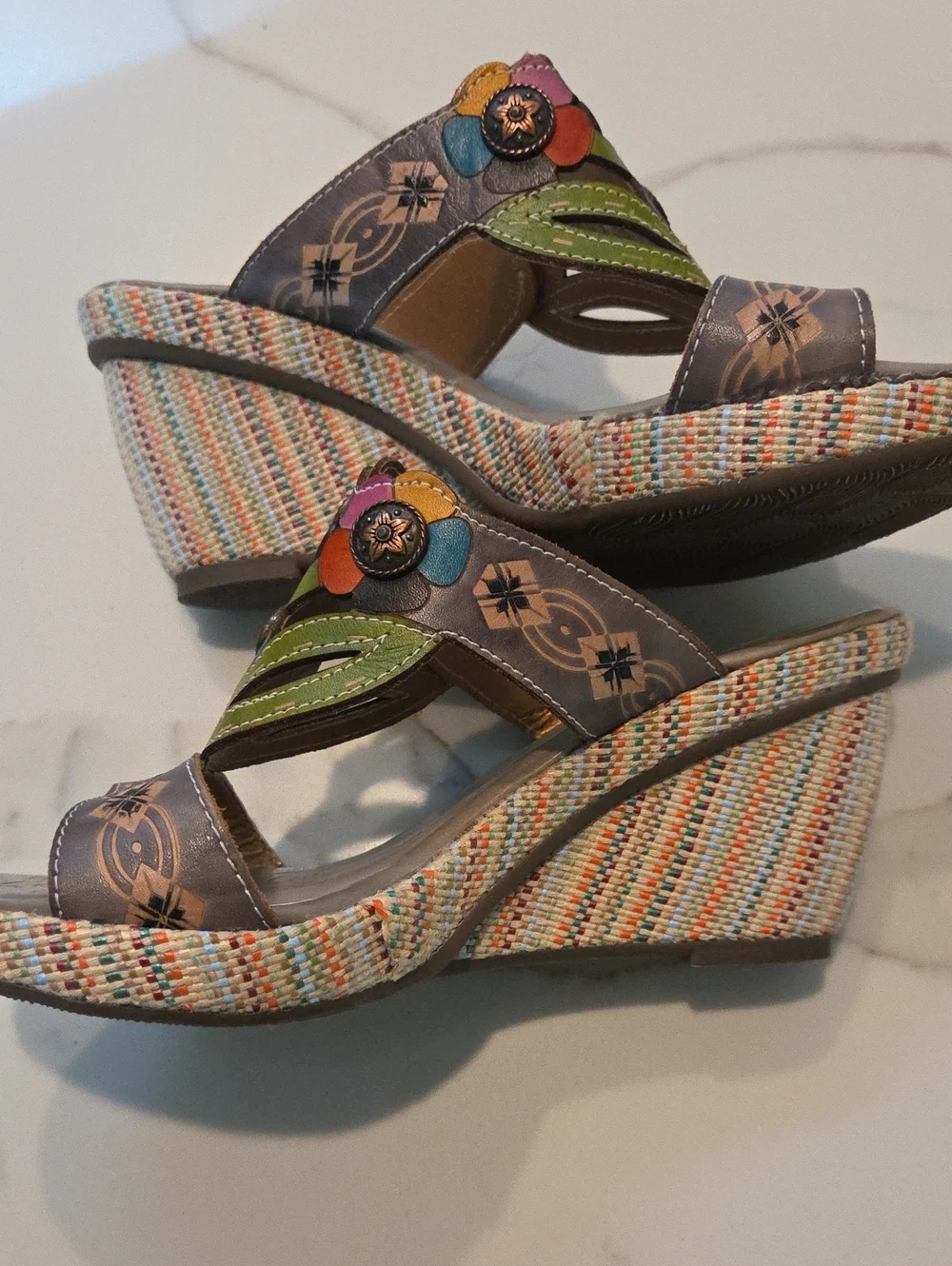 Spring Step vibrant floral